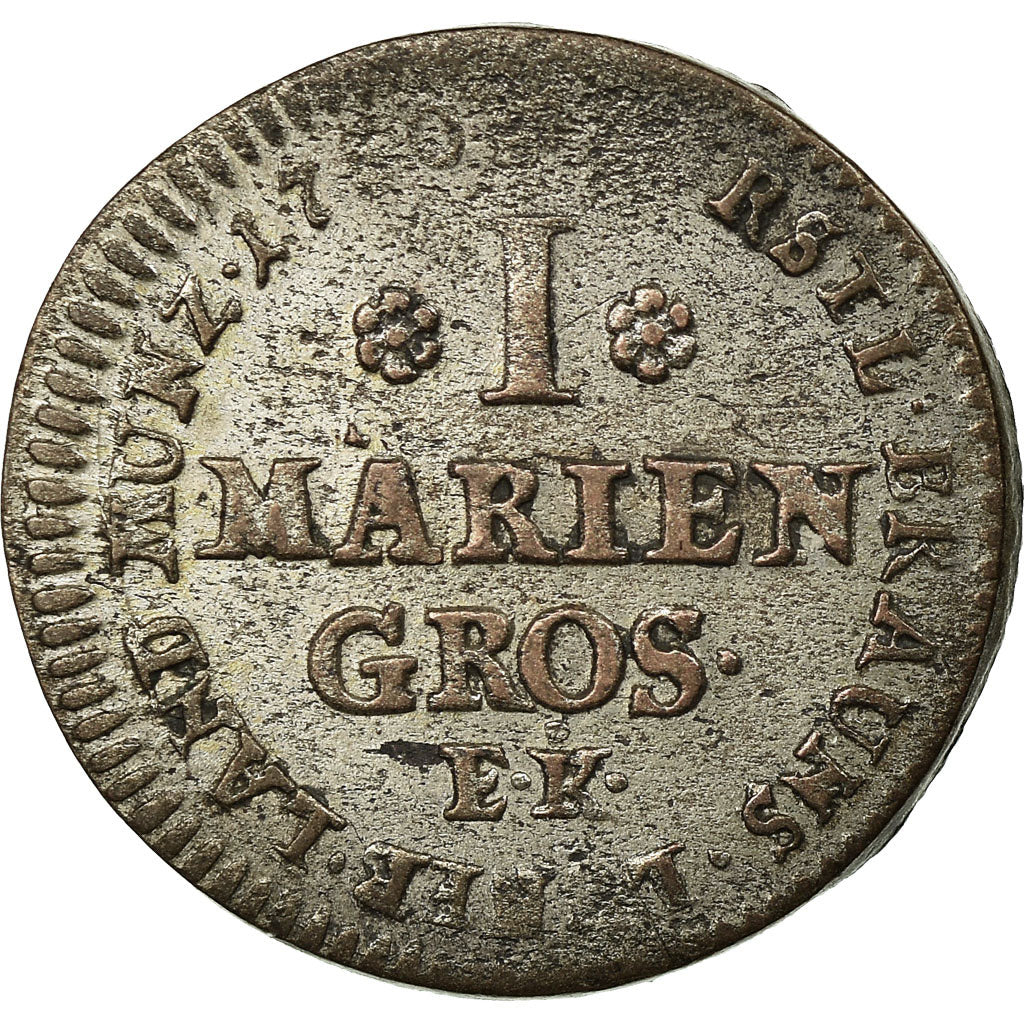 Coin, German States, BRUNSWICK-WOLFENBUTTEL, Karl I, Mariengroschen, 1750