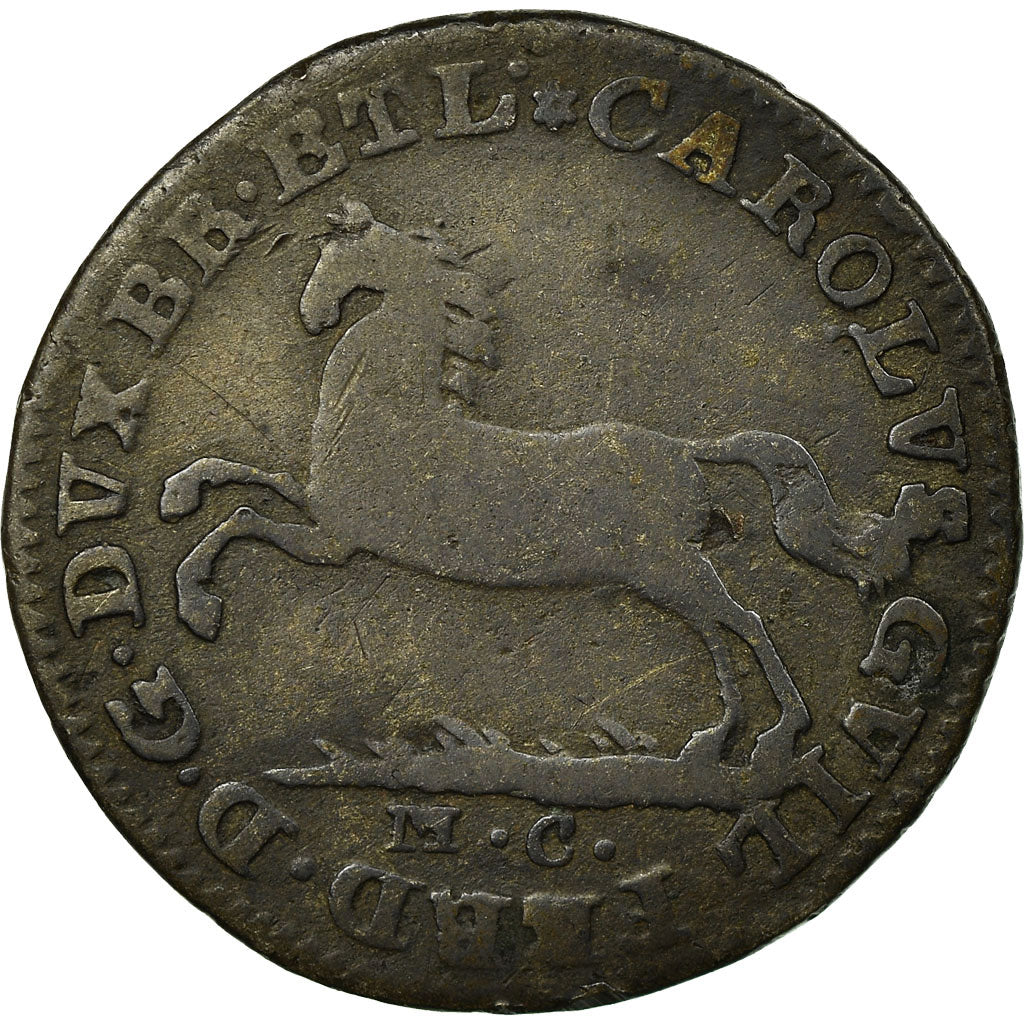 Coin, German States, BRUNSWICK-WOLFENBUTTEL, 1/12 Thaler, 1794, VF(20-25)
