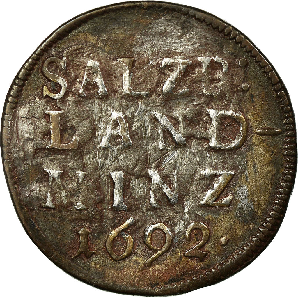 Coin, AUSTRIAN STATES, SALZBURG, Johann Ernst, 4 Kreuzer, Batzen, 1692