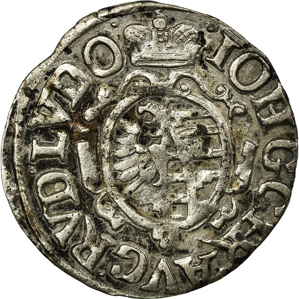 Coin, German States, ANHALT, 1/24 Thaler, Groschen, 1615, VF(30-35), Silver