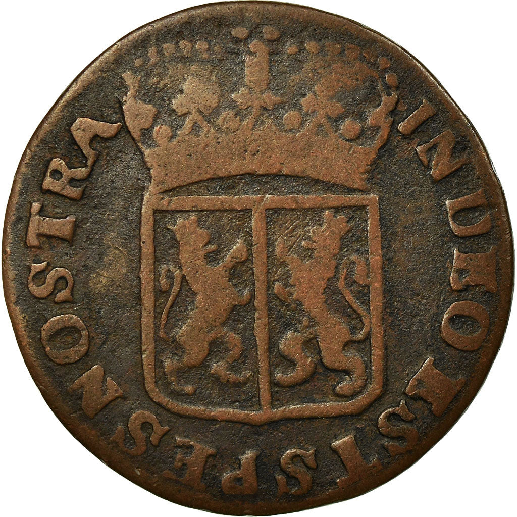 Coin, Netherlands, GELDERLAND, Duit, 1766, VF(20-25), Copper, KM:93