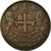 Coin, INDIA-BRITISH, 1/4 Anna, 1857, VF(30-35), Copper, KM:463.1