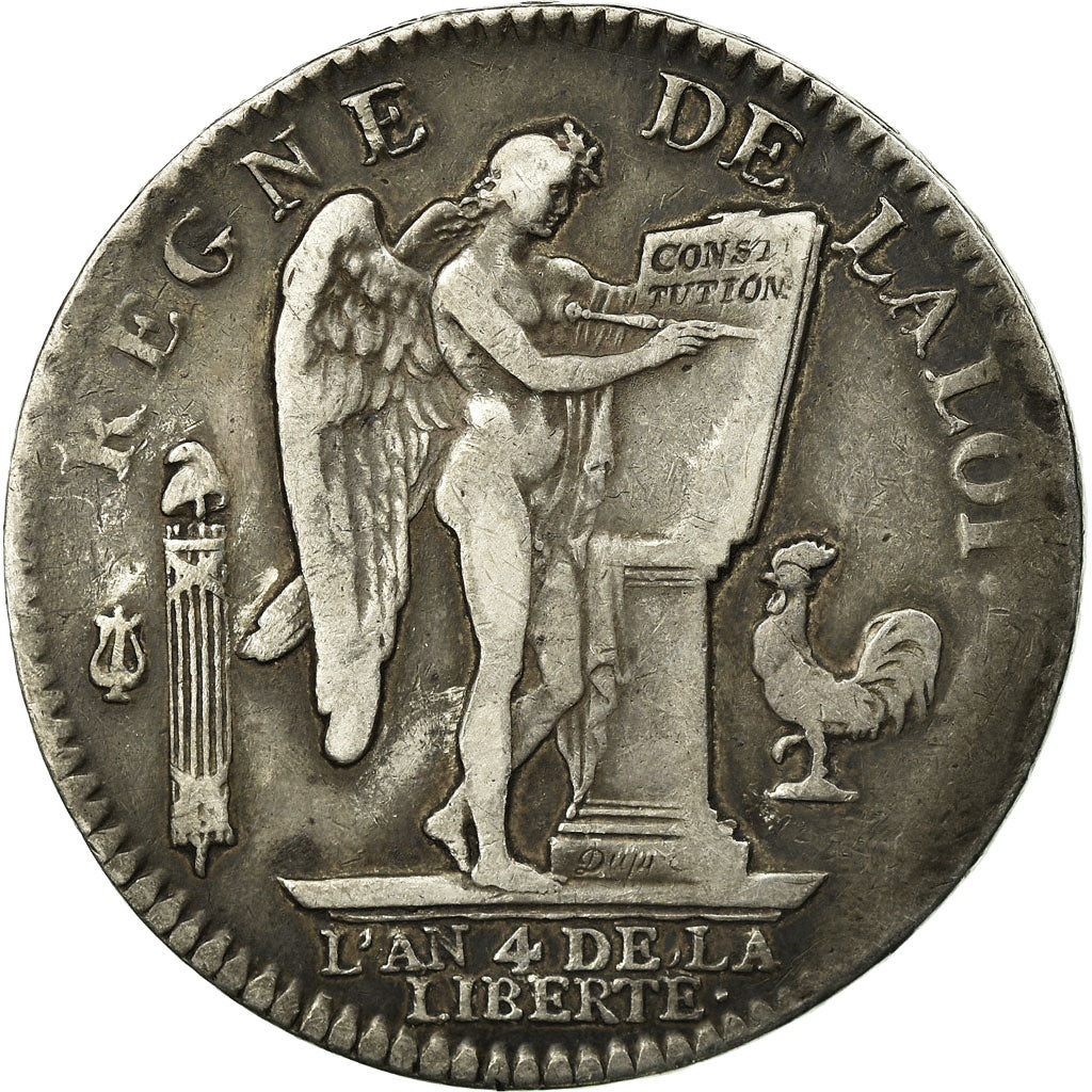 Coin, France, Écu de 6 livres françois, ECU, 6 Livres, 1792, Paris, VF(20-25)