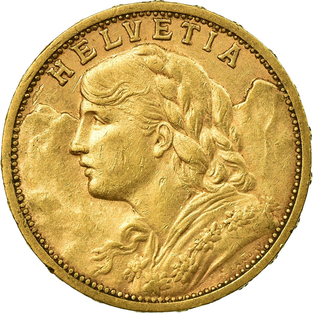 Moneda, Suiza, 20 Francs, 1905, Bern, EBC, Oro, KM:35.1