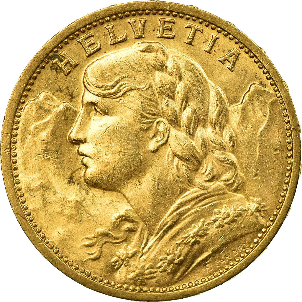 Moneda, Suiza, 20 Francs, 1912, Bern, EBC, Oro, KM:35.1
