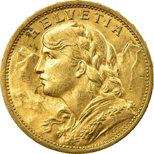 Moneda, Suiza, 20 Francs, 1912, Bern, EBC, Oro, KM:35.1