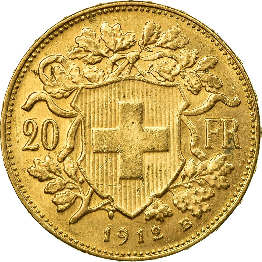 Moneda, Suiza, 20 Francs, 1912, Bern, EBC, Oro, KM:35.1