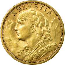 Moneda, Suiza, 20 Francs, 1904, Bern, EBC+, Oro, KM:35.1