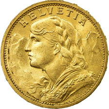 Moneda, Suiza, 20 Francs, 1910, Bern, EBC+, Oro, KM:35.1