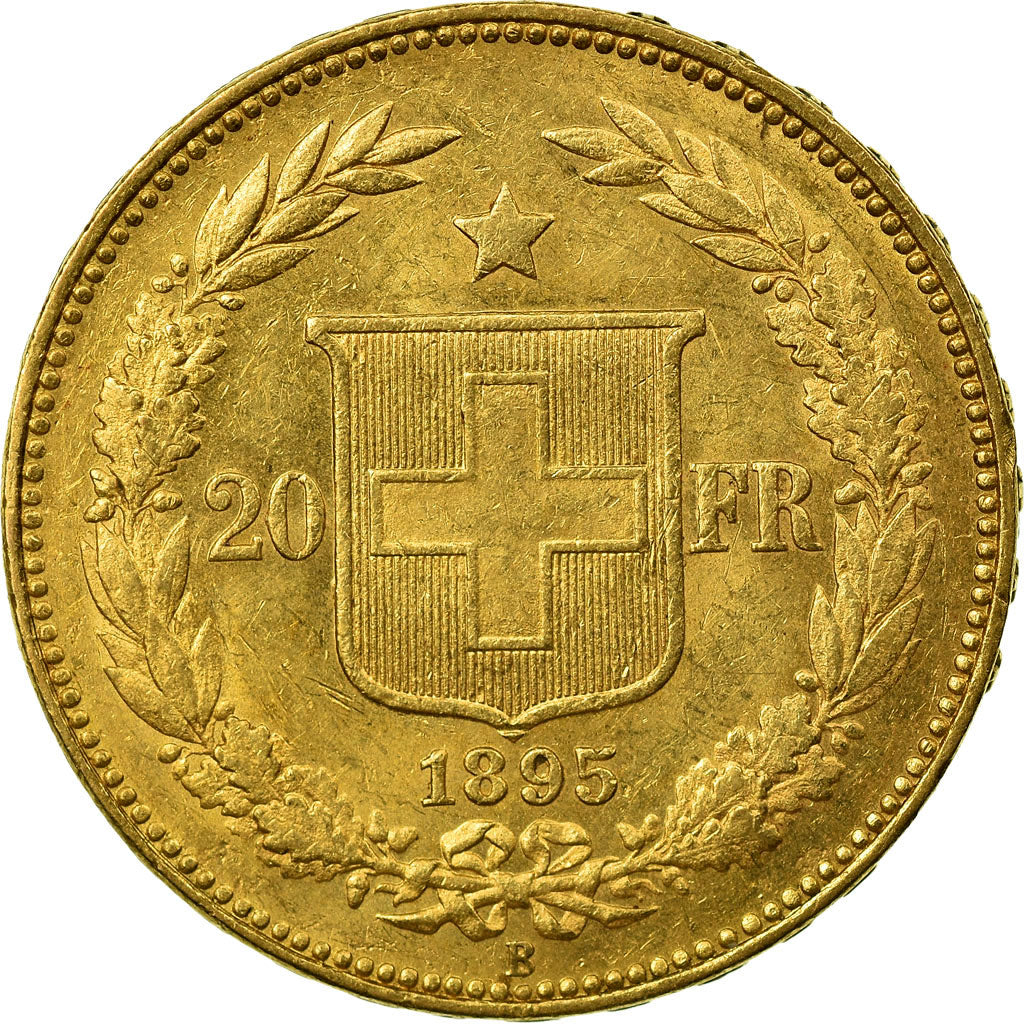 Moneda, Suiza, 20 Francs, 1895, Bern, EBC, Oro, KM:31.3