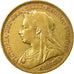 Moneta, Australia, Victoria, Sovereign, 1895, Melbourne, BB, Oro, KM:13