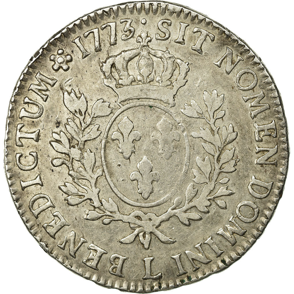 Coin, France, Louis XV, Écu à la vieille tête, Ecu, 1773, Bayonne, VF(20-25)