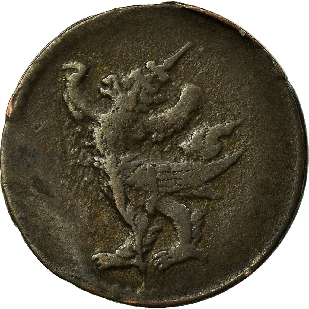 Coin, Cambodia, 2 Pe, 1/2 Fuang, 1880, EF(40-45), Billon, KM:26