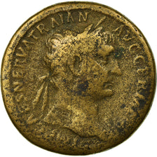 Coin, Trajan, Sestertius, Roma, F(12-15), Bronze, RIC:399