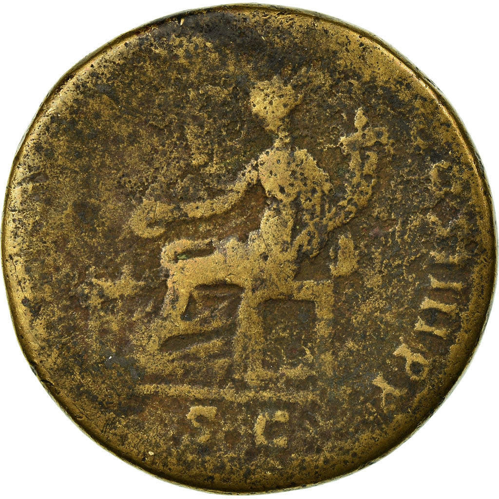 Coin, Trajan, Sestertius, Roma, F(12-15), Bronze, RIC:399