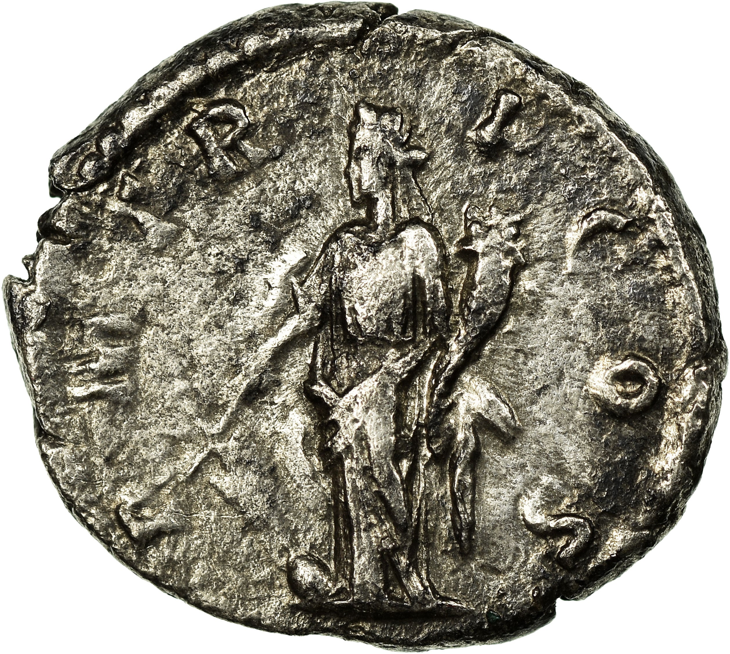 Coin, Didius Julianus, Denarius, 193, Roma, Very rare, VF(30-35), Silver, RIC:2