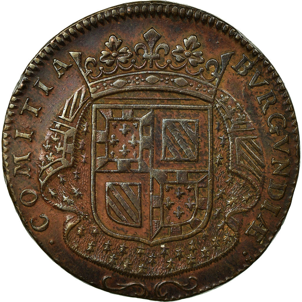 France, Token, Royal, 1682, AU(55-58), Copper, Feuardent:9816