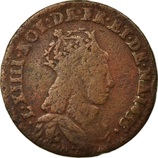 Coin, France, Louis XIV, Liard de France au buste juvénile, deuxième type