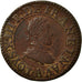 Monnaie, France, Louis XIII, Double Tournois, 1615, Paris, TB+, Cuivre, CGKL:386