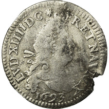Coin, France, Louis XIV, 4 Sols aux 2 L, 4 Sols 2 Deniers, 1693, Paris