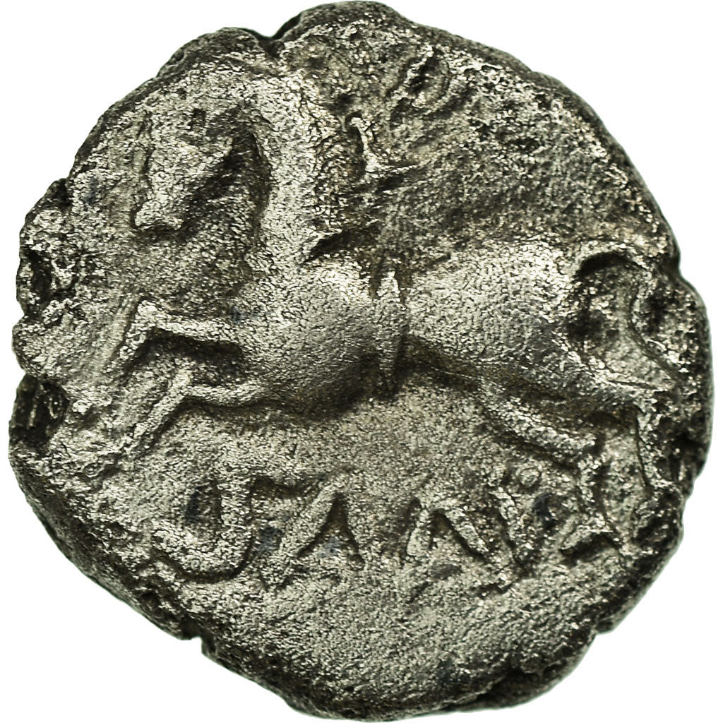 Moneta, Sequani, Quinarius, MB+, Argento, Delestrée:3245