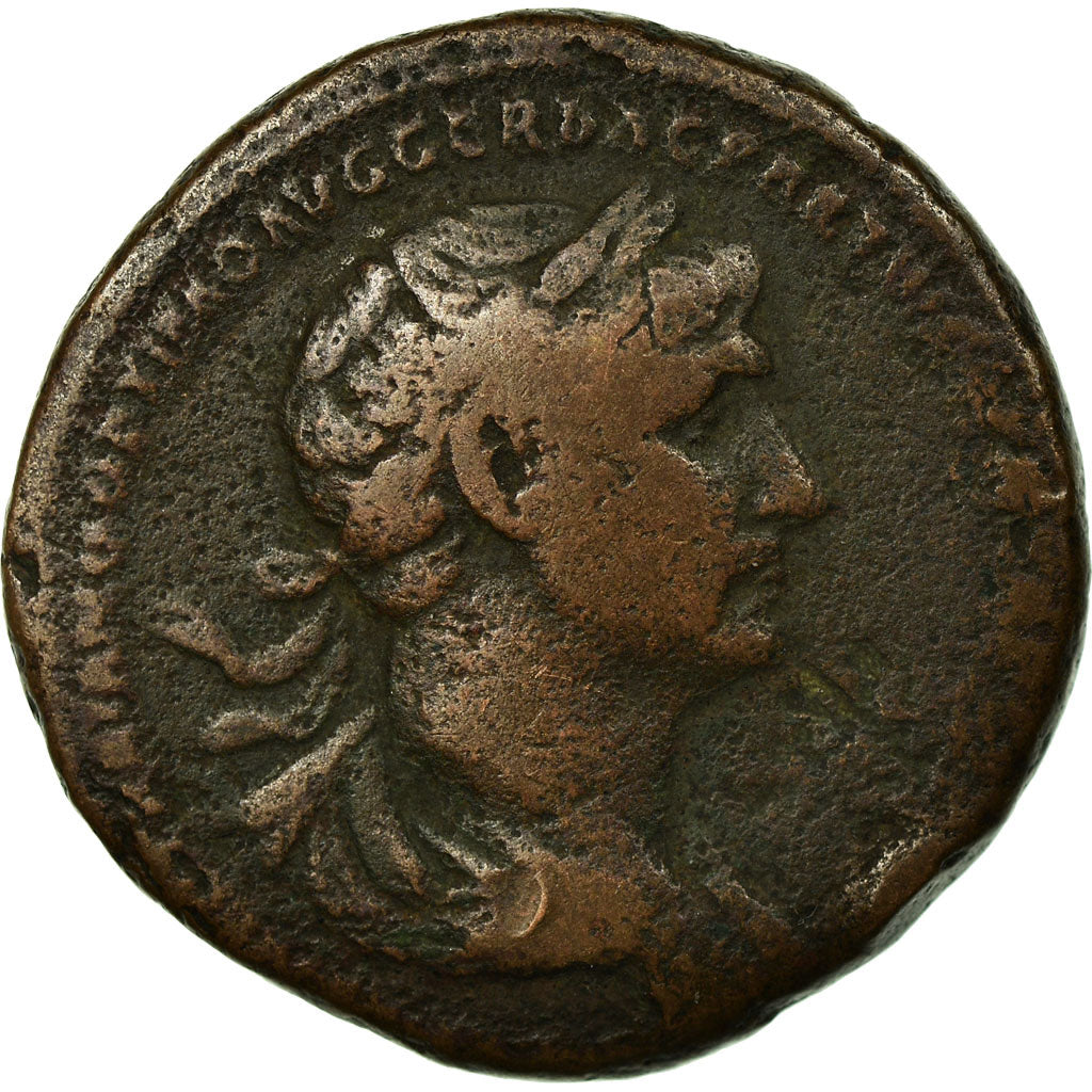 Coin, Trajan, As, Roma, F(12-15), Copper, RIC:manque