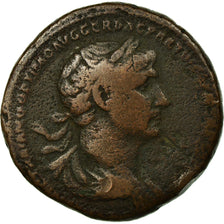 Coin, Trajan, As, Roma, F(12-15), Copper, RIC:manque