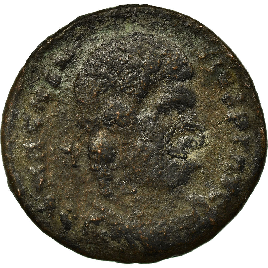 Munten, Magnentius, Follis, Lyon - Lugdunum, ZG+, Koper