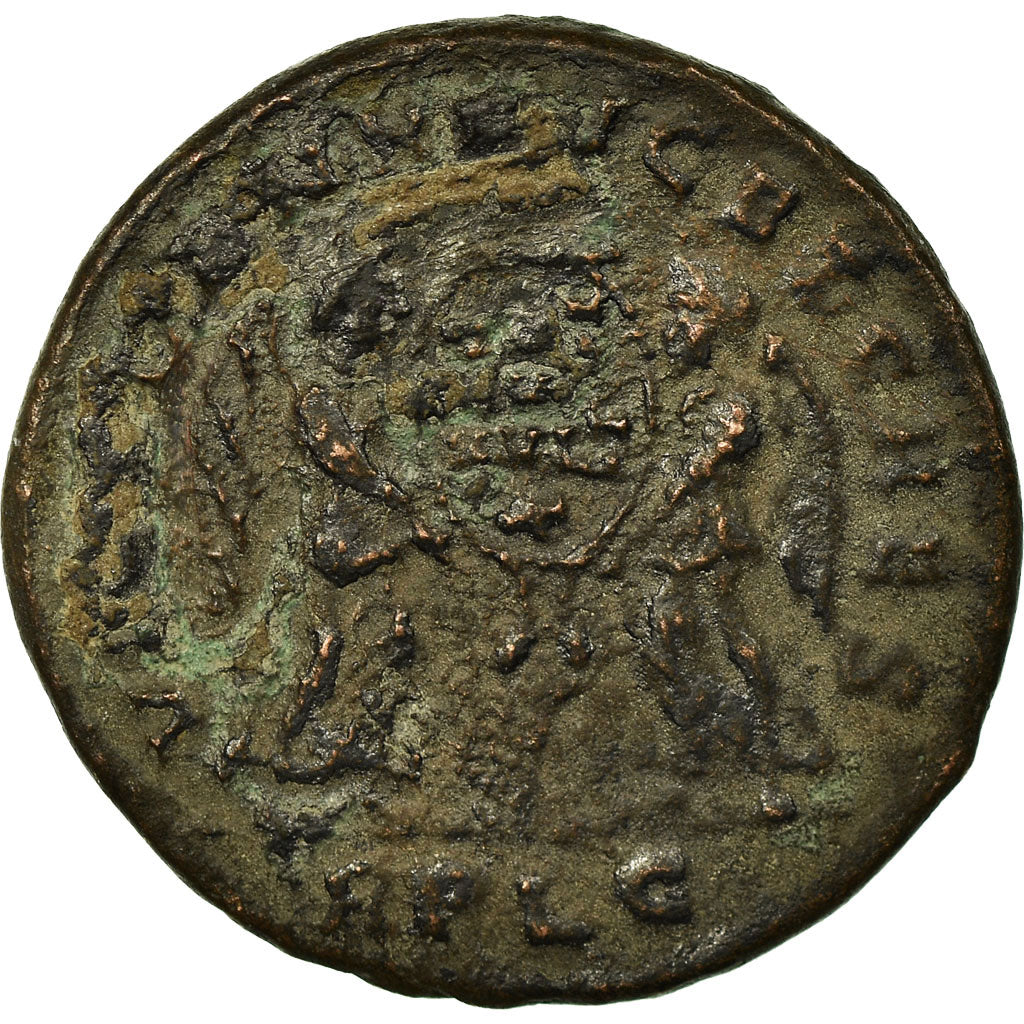 Munten, Magnentius, Follis, Lyon - Lugdunum, ZG+, Koper