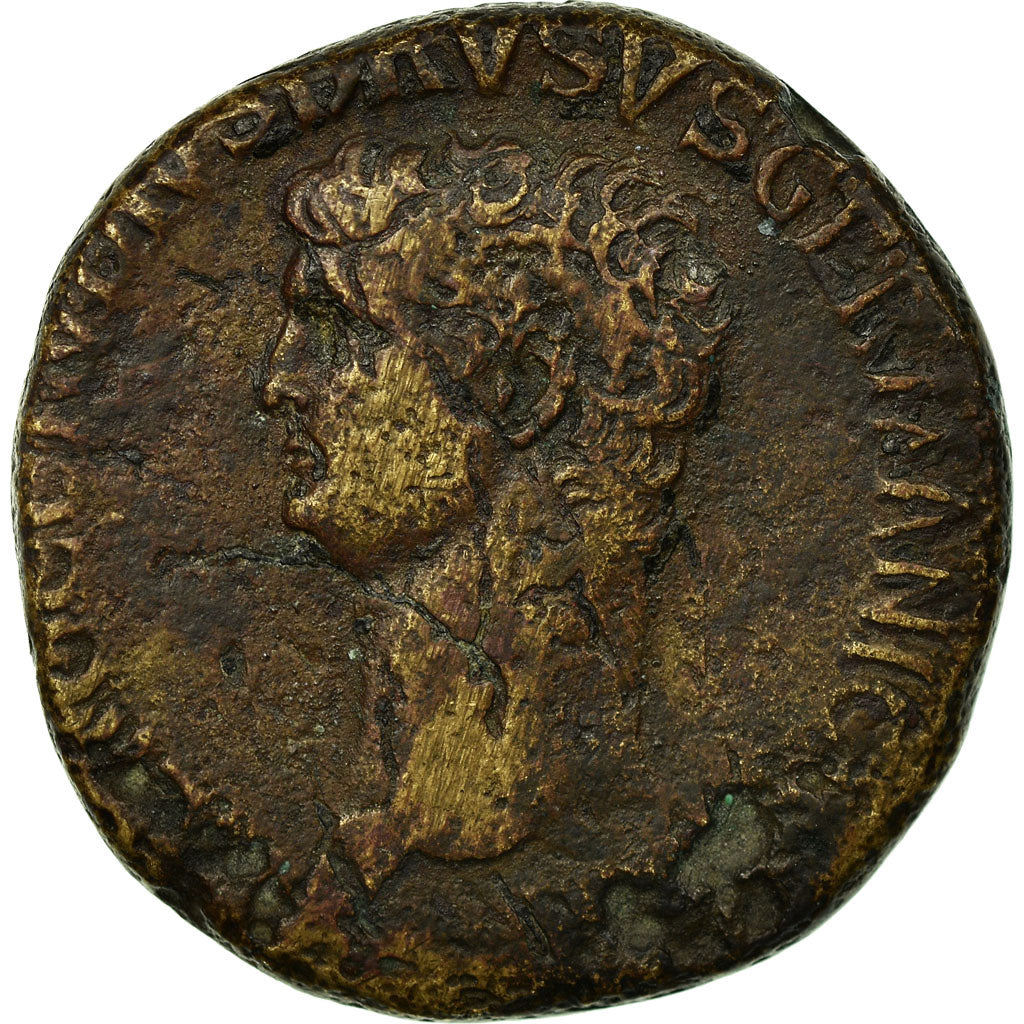Moneta, Nero Claudius Drusus, Sesterzio, Rome, MB, Bronzo, RIC:93