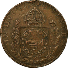 Monnaie, Brésil, Pedro I, 80 Reis, 1829, Bahia, TB+, Cuivre, KM:366.2