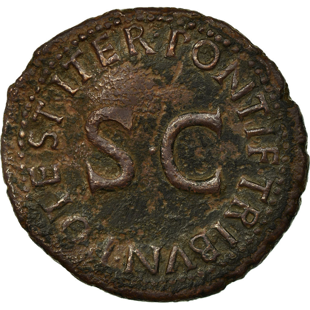 Coin, Drusus, As, 22-23 AD, Rome, VF(30-35), Bronze, RIC:45