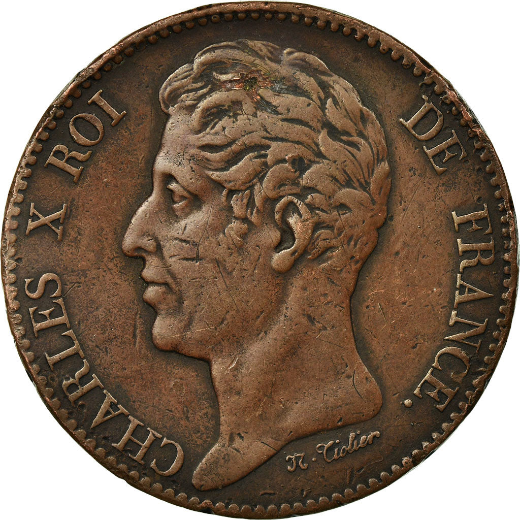 Coin, France, 5 Francs, 1825, Paris, EF(40-45), Bronze