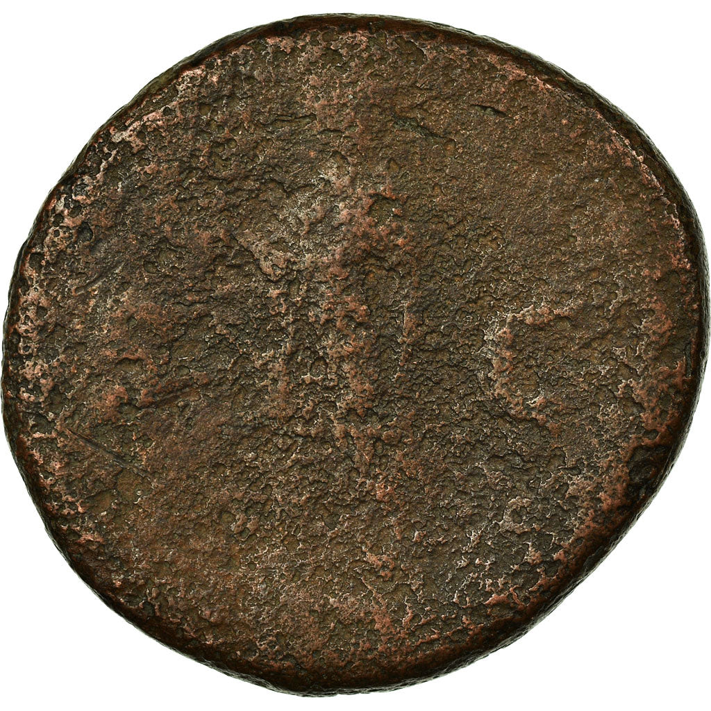 Coin, Domitian, As, 77-78, Lyon - Lugdunum, F(12-15), Copper, RIC:1290