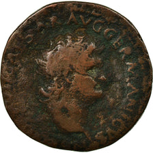 Coin, Nero, As, Lyon - Lugdunum, F(12-15), Copper, Cohen:243