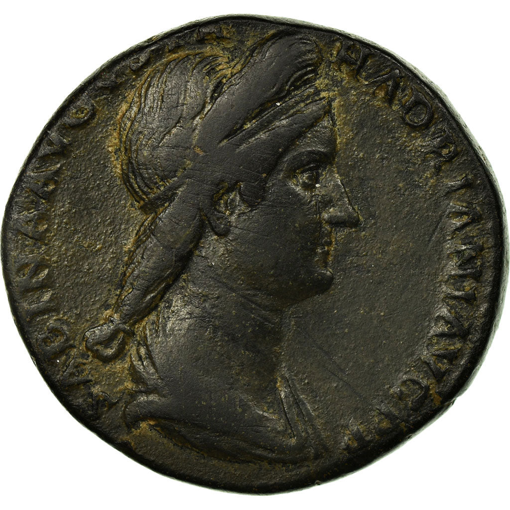 Coin, Sabina, Sestertius, Roma, AU(55-58), Copper, RIC:1036