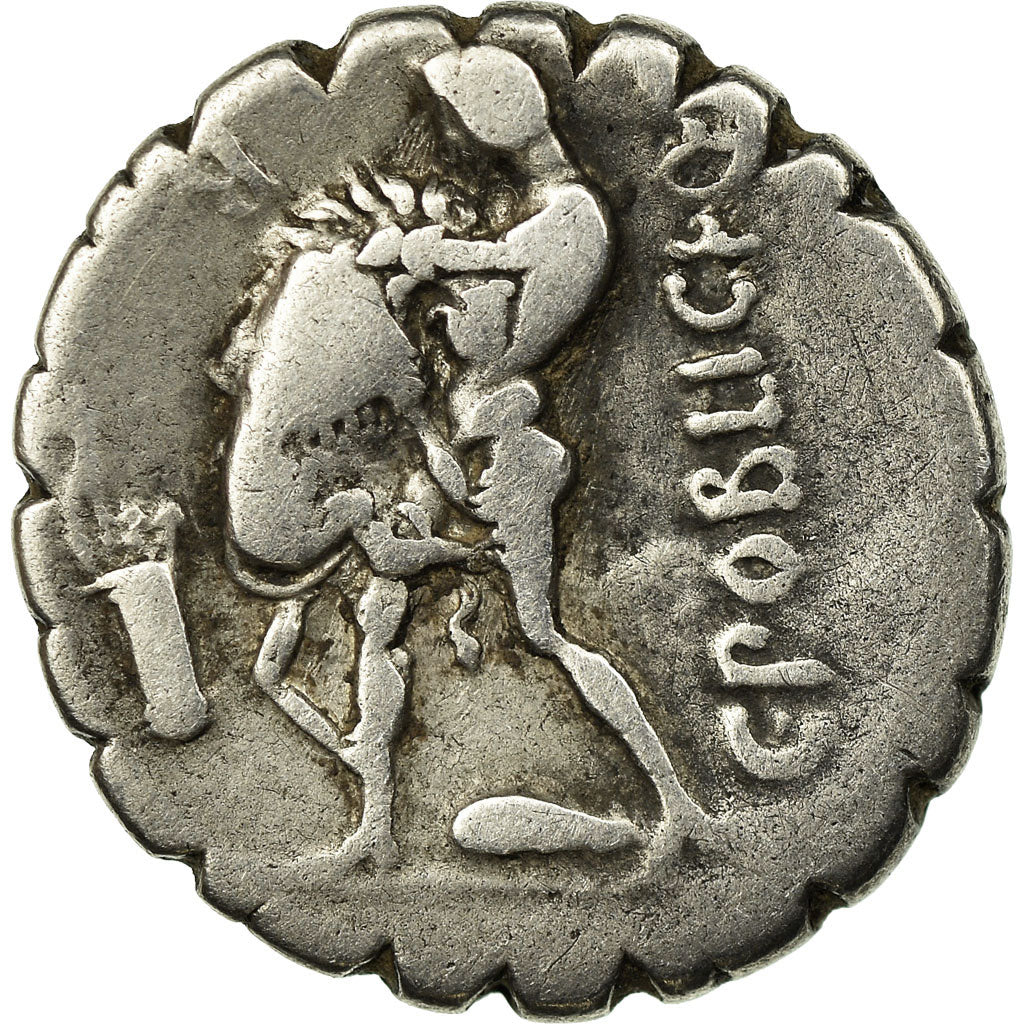 Coin, Poblicia, Denarius, Roma, VF(20-25), Silver, BMC:2897