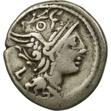 Coin, Fundania, Denarius, Rome, VF(30-35), Silver, Crawford:326/1
