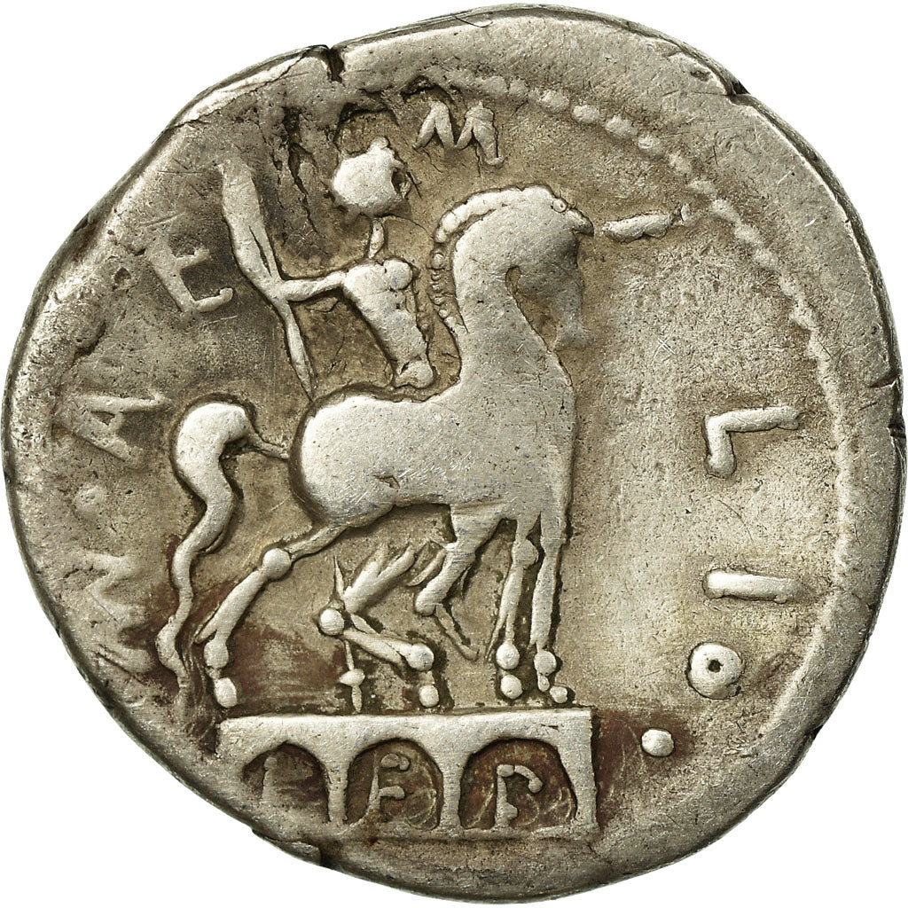 Coin, Aemilia, Denarius, Rome, VF(30-35), Silver, Crawford:291/1