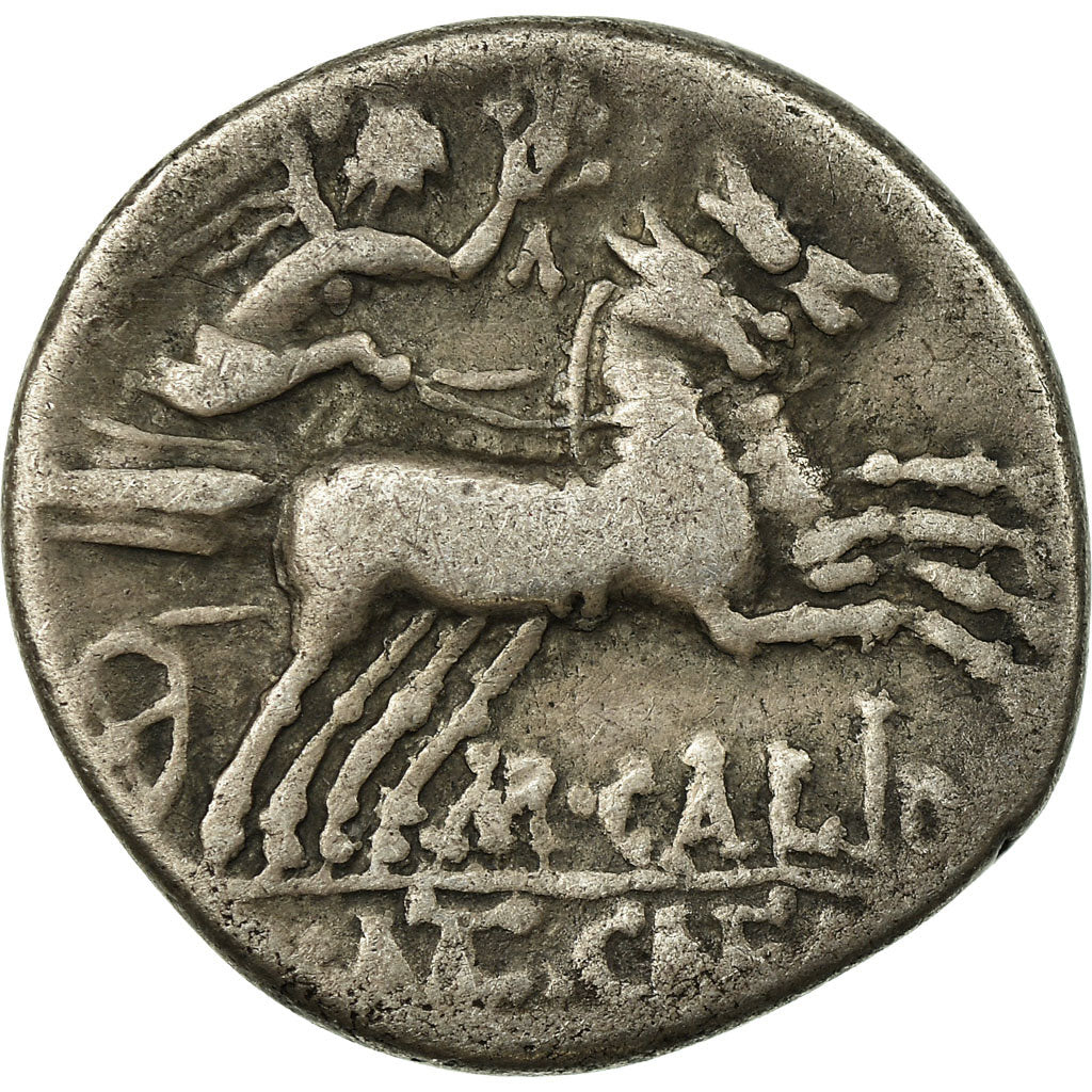 Coin, Calidia, Denarius, Rome, VF(30-35), Silver, Crawford:284/1a