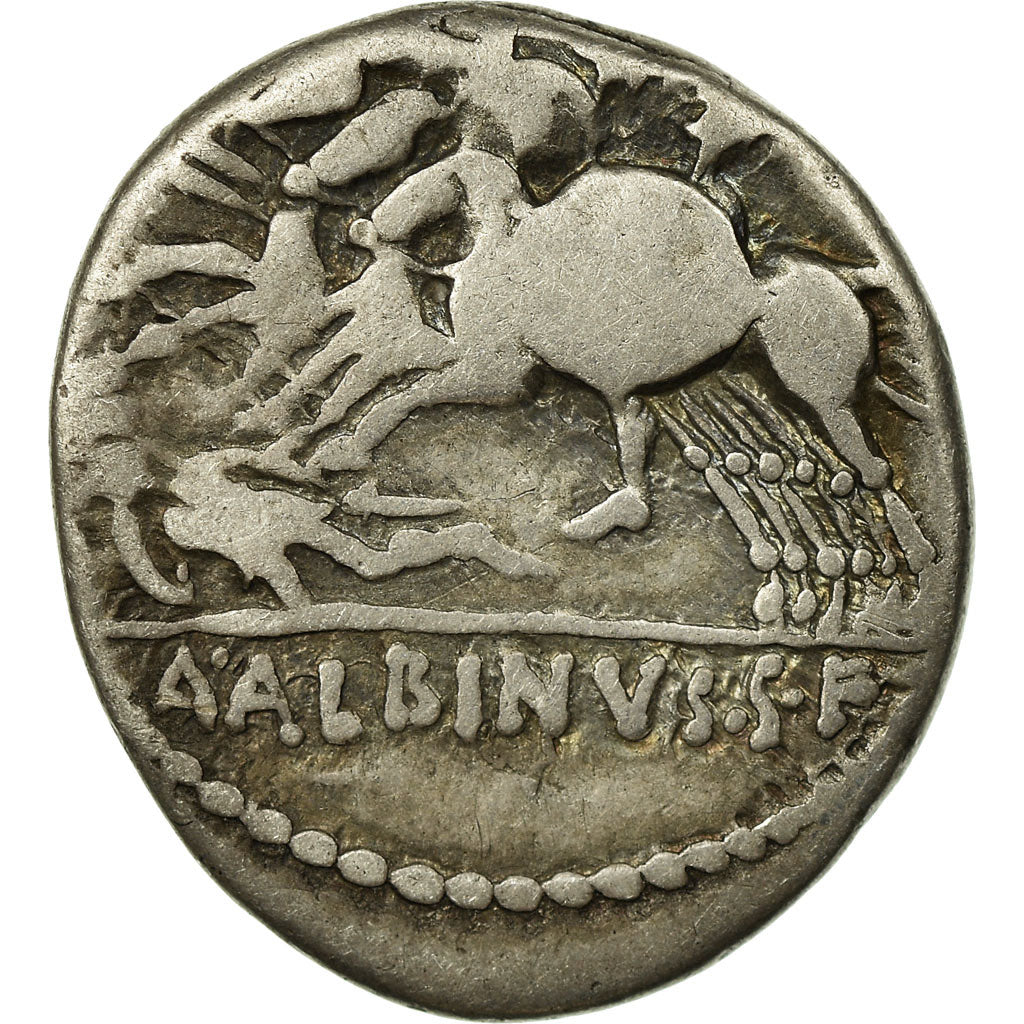 Coin, Postumia, Denarius, Rome, VF(20-25), Silver, Crawford:335/9