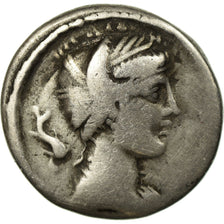 Coin, Plaetoria, Denarius, Rome, VF(20-25), Silver, Crawford:405/3b