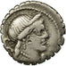Coin, Naevia, Denarius Serratus, Rome, VF(30-35), Silver, Crawford:382/1b