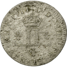 Moneta, Francja, Louis XIV, XXX Deniers aux 2 L couronnés, 30 Deniers, 1711