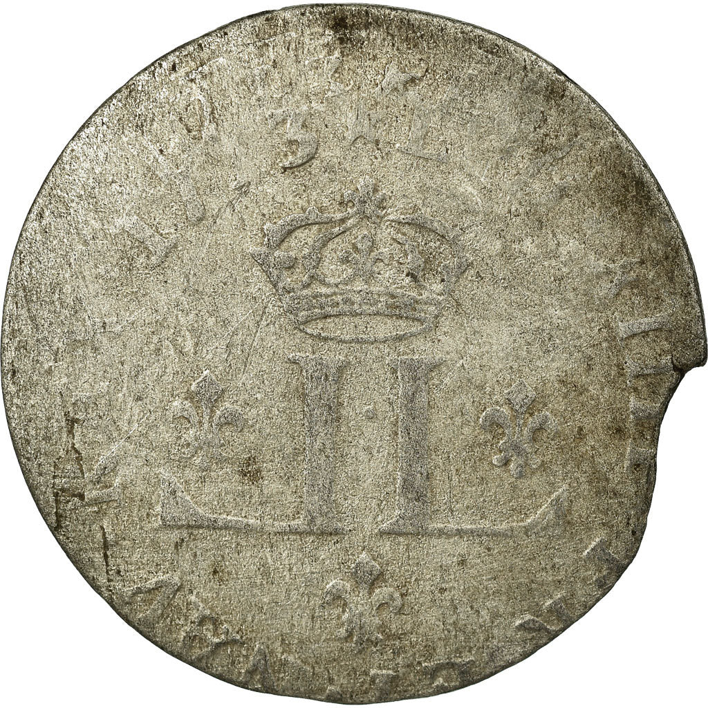 Moneta, Francja, Louis XIV, XXX Deniers aux 2 L couronnés, 30 Deniers, 1713