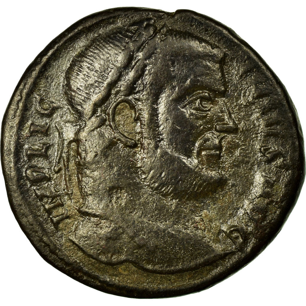 Coin, Licinius I, Nummus, Siscia, AU(50-53), Copper, Cohen:170