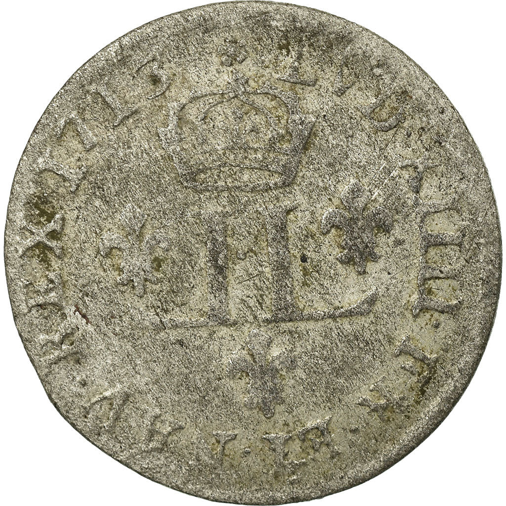 Munten, Frankrijk, Louis XIV, XV Deniers (pièce de), 15 Deniers, 1713, Metz