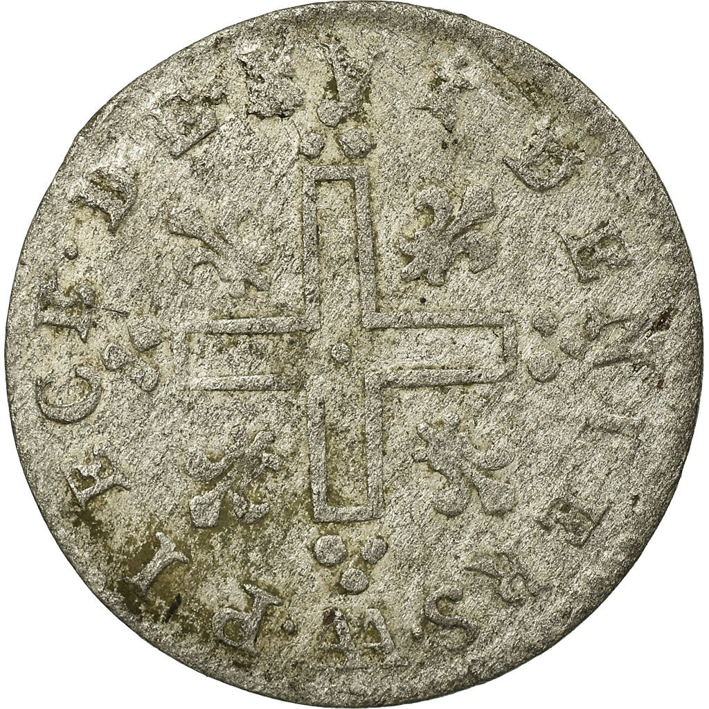 Munten, Frankrijk, Louis XIV, XV Deniers (pièce de), 15 Deniers, 1713, Metz