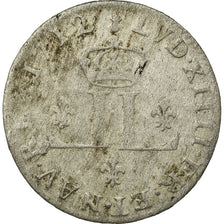 Moeda, França, Louis XIV, XXX Deniers aux 2 L couronnés, 30 Deniers, 1712