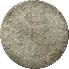 Moneta, Francja, Louis XIV, XXX Deniers aux 2 L couronnés, 30 Deniers, 1713